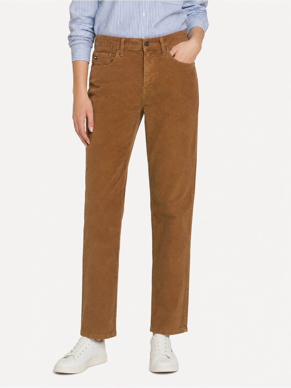 Tommy Hilfiger Tribeca straight leg ankle corduroys size 8